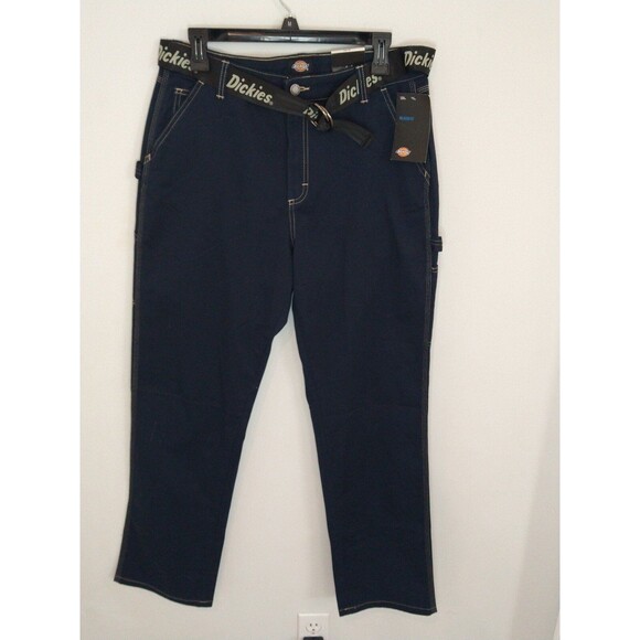 Dickies cargo nwt size 29 blue relaxed fit pants - Picture 1 of 8